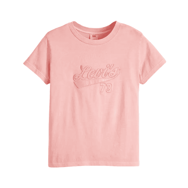 Levi's Graphic Boxy T-Shirt Satin Script Blush