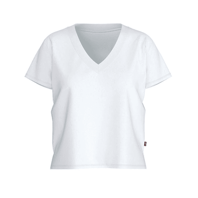Levi's Boxy V Neck Tee White