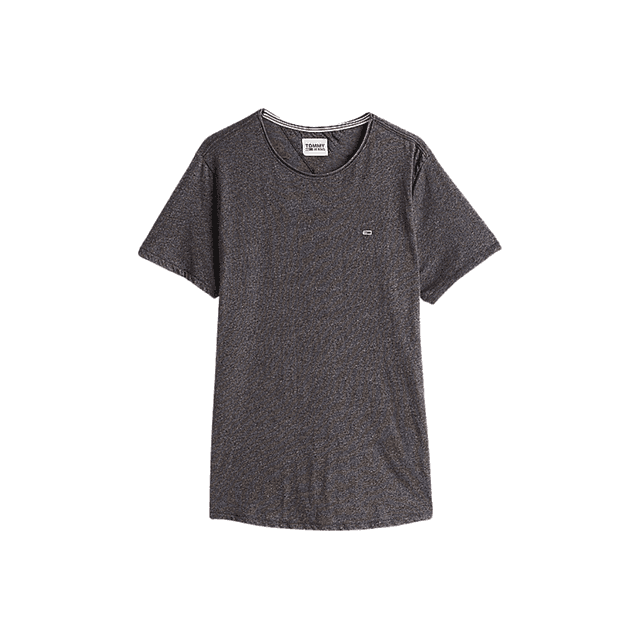 Tommy Jeans Slim Fit Crew Neck T-Shirt Black