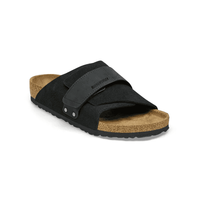Birkenstock Kyoto Nubuck Leather/Suede Black Narrow
