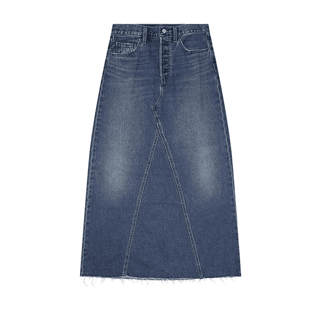 Levi's HR A-Line Decon Skirt Mid Morning