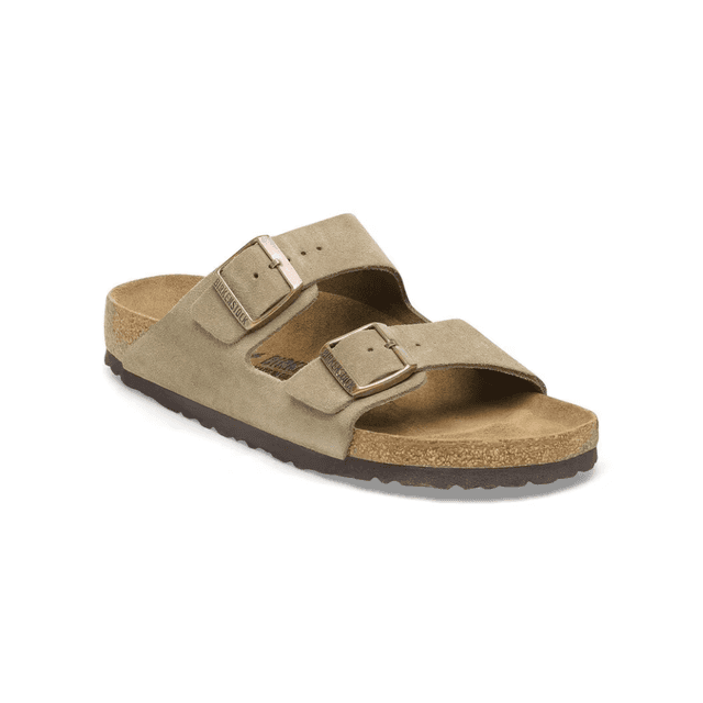 Birkenstock Arizona Suede Leather Taupe Narrow