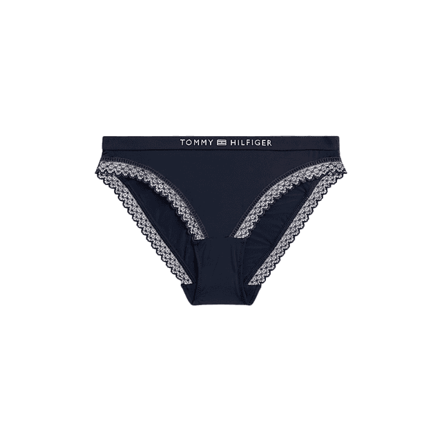 Tommy Hilfiger Logo Lace Bikini Briefs Desert Sky