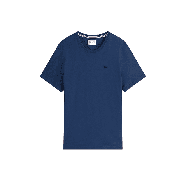 Tommy Jeans Slim Fit Jersey T-Shirt Black Iris