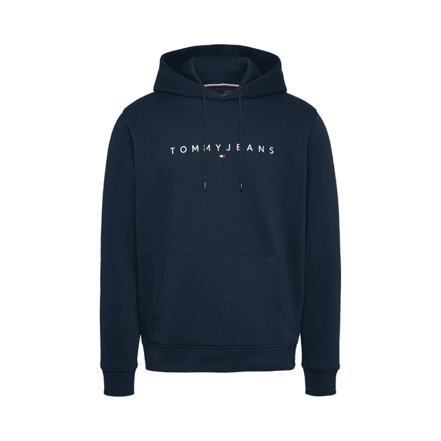 Tommy Jeans Linear Logo Hoody Dark Night Navy