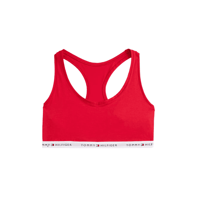 Tommy Hilfiger Unlined Bralette Curve Primary Red