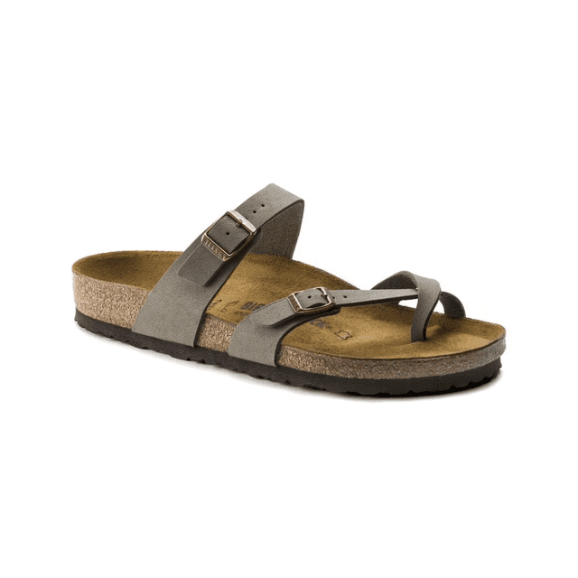 Birkenstock Mayari Birko-Flor Birkibuc Stone Regular