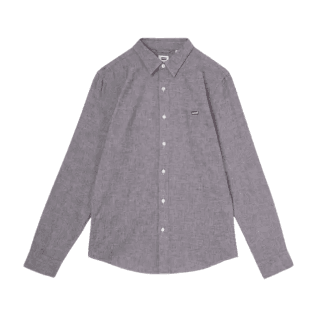 Levi's Battery Slim Shirt Black Agate Grey