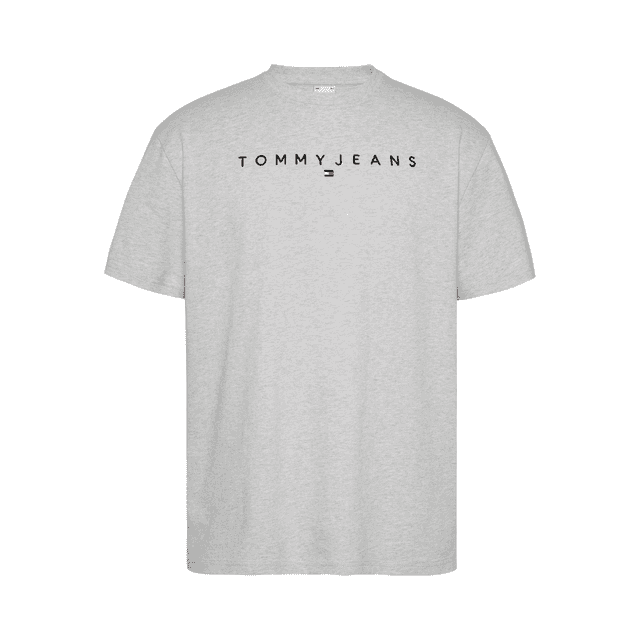 Tommy Jeans Regular Logo T-Shirt Silver Grey
