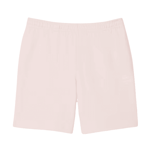 Lacoste Printed Fleece Shorts Flamingo