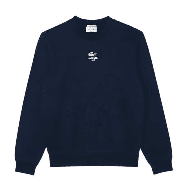 Lacoste Classic Fit Fleece Sweatshirt Navy Blue