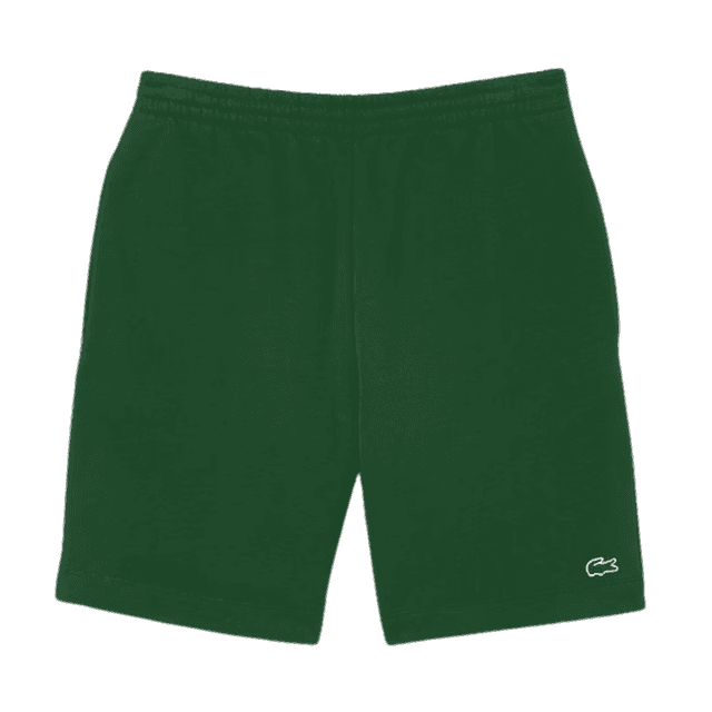 Lacoste Regular Fit Fleece Shorts Green