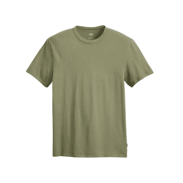 Levi's Premium Slim Fit Tee Garment Dye Moss Olive