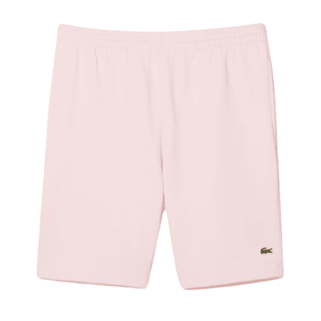 Lacoste Regular Fit Fleece Shorts Flamingo