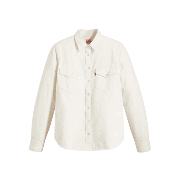 Levi's Iconic Western Shirt Ecru Crew 4