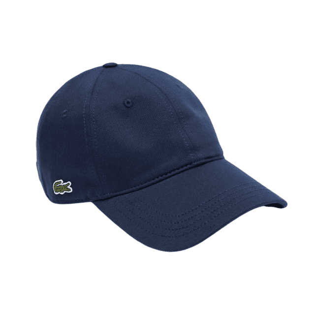 Lacoste Monochrome Cotton Hat Navy Blue