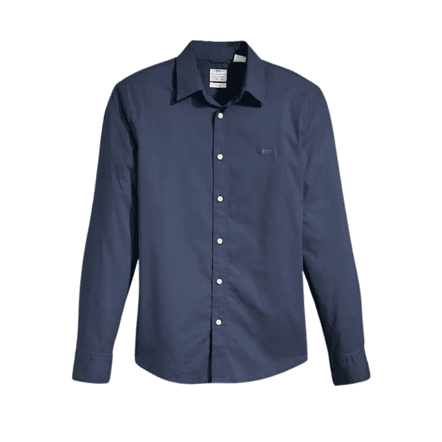 Levi's Battery Slim Shirt Naval Academy Blue