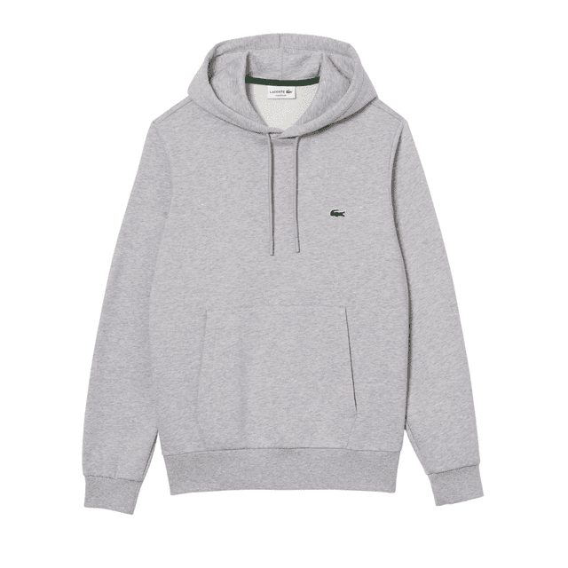 Lacoste Hooded Sweatshirt Silver Chine