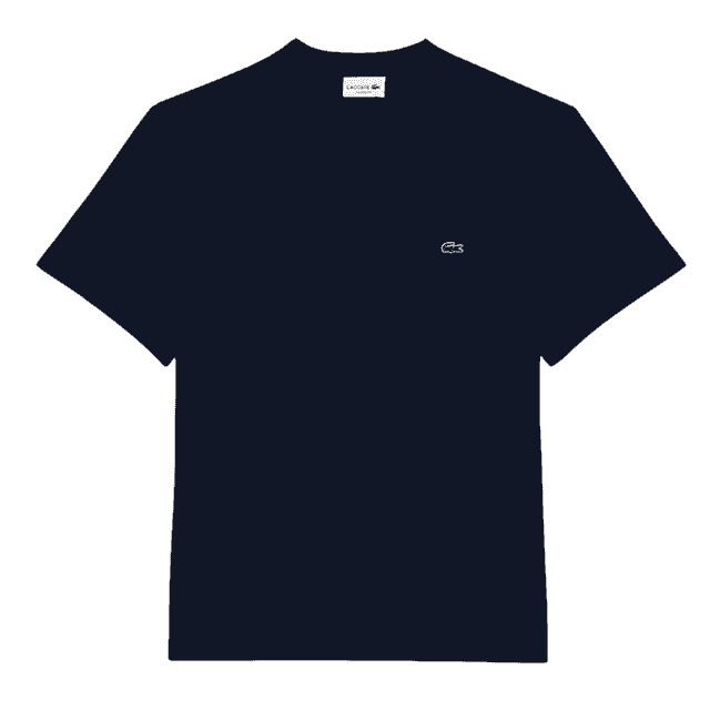 Lacoste Midweight Jersey Pocket T-Shirt Navy Blue
