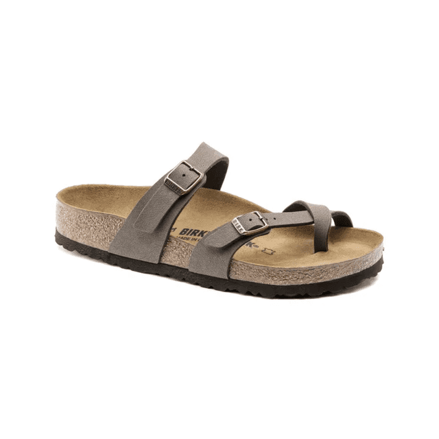 Birkenstock Mayari Birko-Flor Birkibuc Mocca Regular