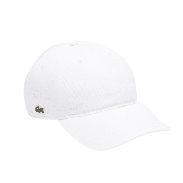 Lacoste Monochrome Cotton Hat White