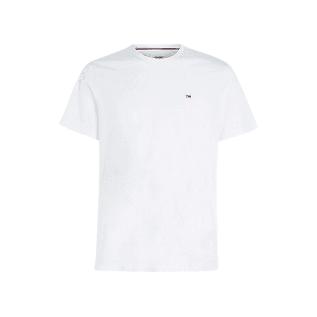 Tommy Jeans Slim Fit Jersey T-Shirt Classic White