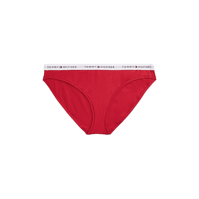 Tommy Hilfiger Repeat Logo Bikini Curve Primary Red