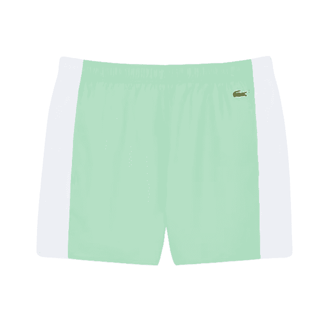 Lacoste Monochrome Swim Shorts White/Green