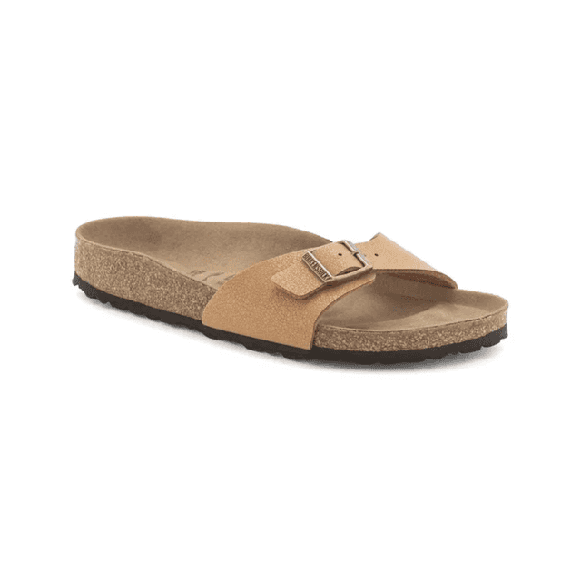 Birkenstock Madrid Vegan Birko-Flor Birkibuc Pecan Narrow