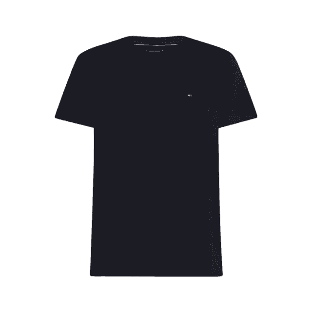 Tommy Hilfiger Flag Embroidered Crew T-Shirt Desert Sky