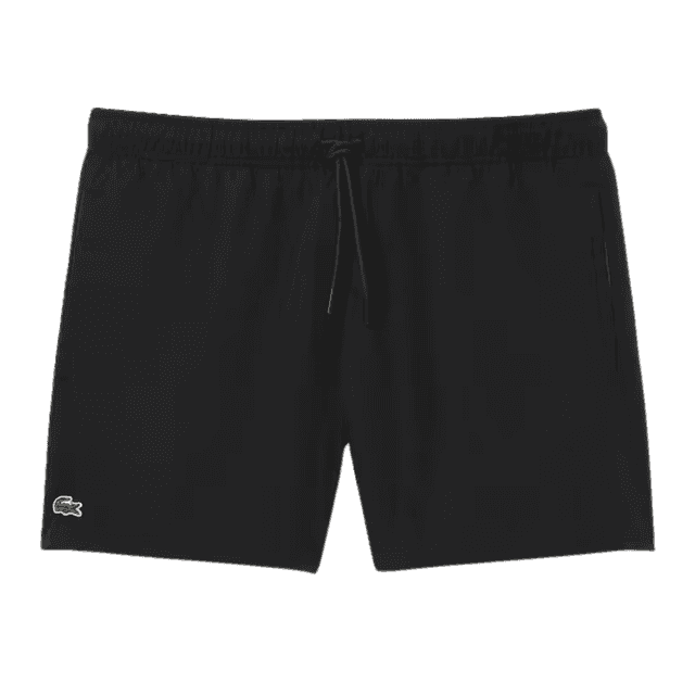 Lacoste Monochrome Swim Shorts Black/Green