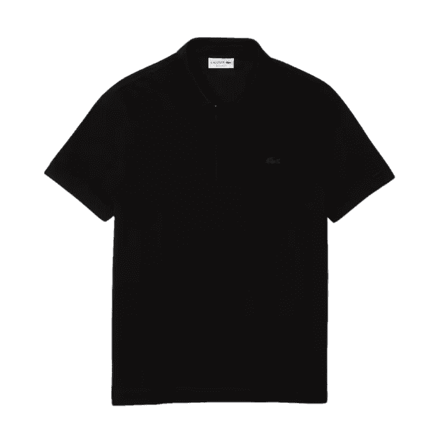 Lacoste L.12.12 Regular Fit Stretch Polo Shirt Black