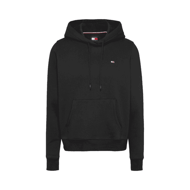 Tommy Jeans Regular Flag Hoody Black