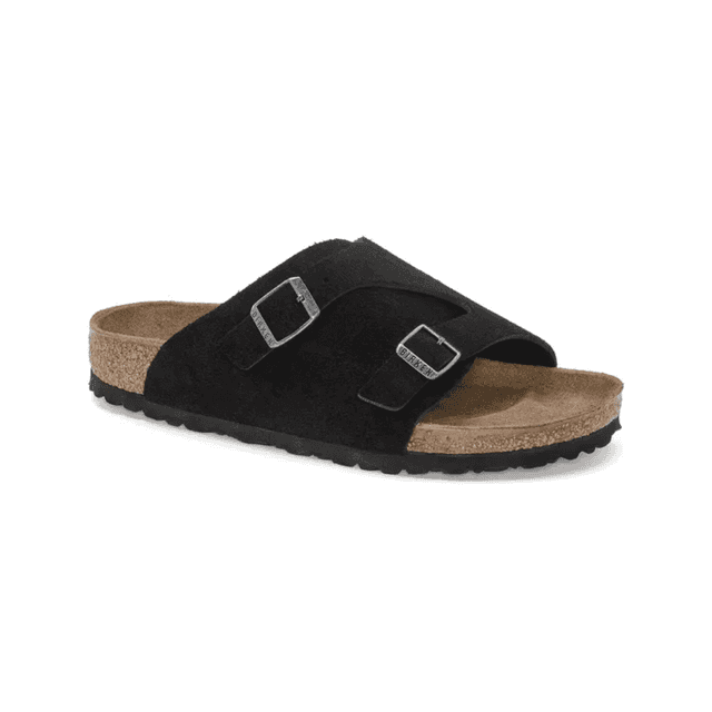 Birkenstock Zurich Suede Leather Black Regular