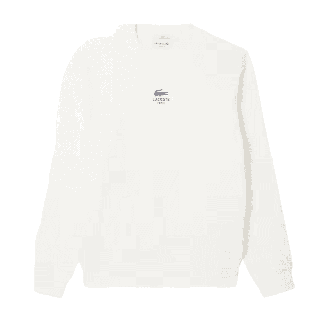 Lacoste Classic Fit Fleece Sweatshirt Flour