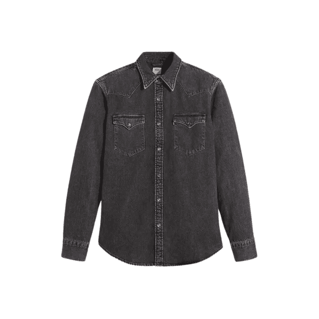 Levi's Barstow Standard Western Shirt Black Washed