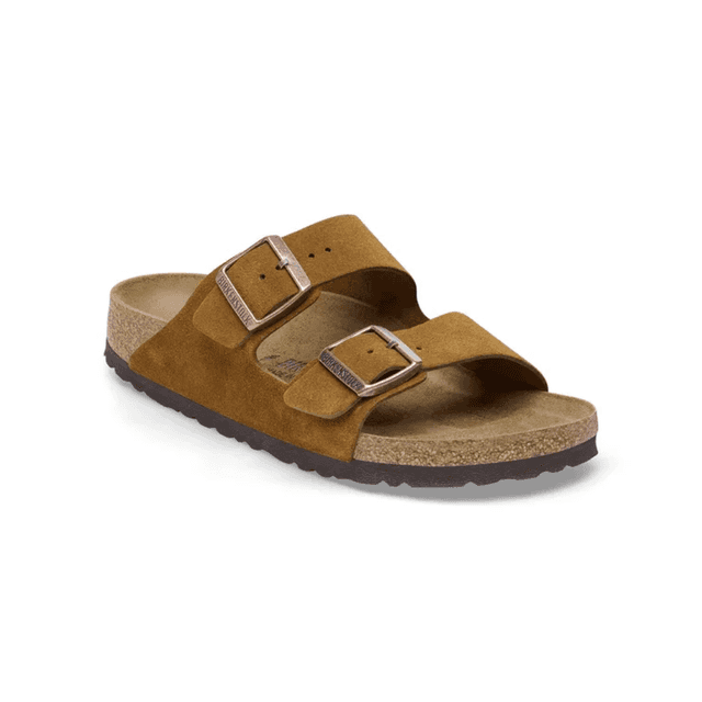 Birkenstock Arizona Suede Leather Mink Regular