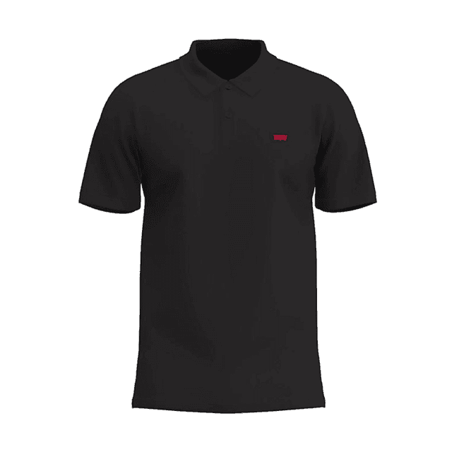 Levi's Slim Housemark Polo Mineral Black