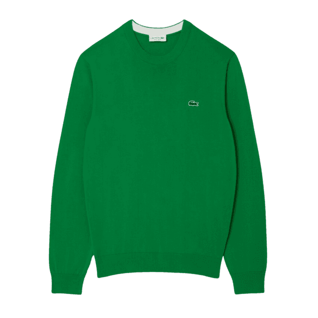 Lacoste Monochrome Crew Neck Sweater Calathea