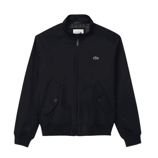Lacoste Showerproof Harrington Jacket Navy Blue
