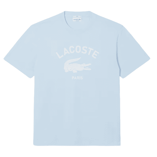 Lacoste Signature Print Cotton T-Shirt Rill