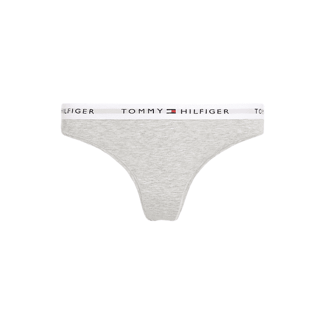 Tommy Hilfiger Logo Thong Light Grey Heather