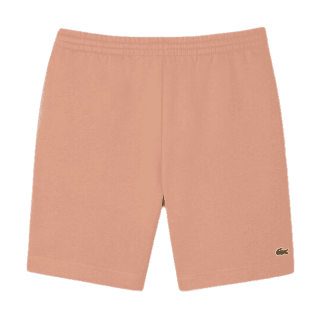 Lacoste Regular Fit Fleece Shorts Latte
