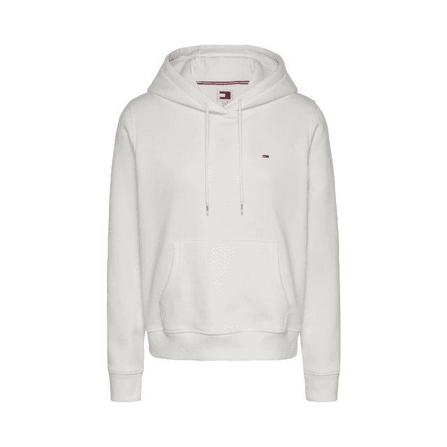 Tommy Jeans Regular Flag Hoody White
