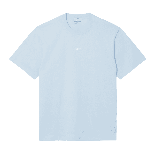 Lacoste Signature Brand Print Cotton T-Shirt Rill