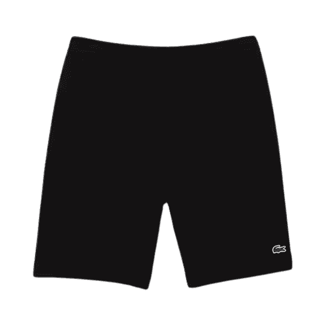 Lacoste Regular Fit Fleece Shorts Black