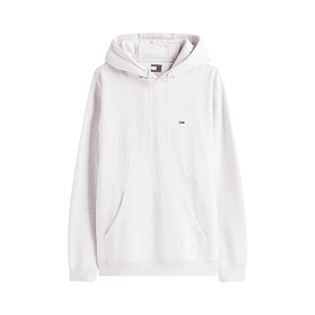 Tommy Jeans Regular S Flag Hoody Silver Grey Heather
