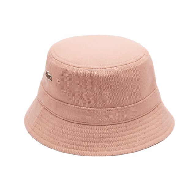 Lacoste Cotton Bucket Hat Latte