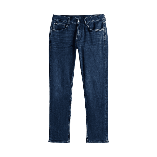 Tommy Hilfiger Denton Faded Straight Leg Jeans Tinted Blue