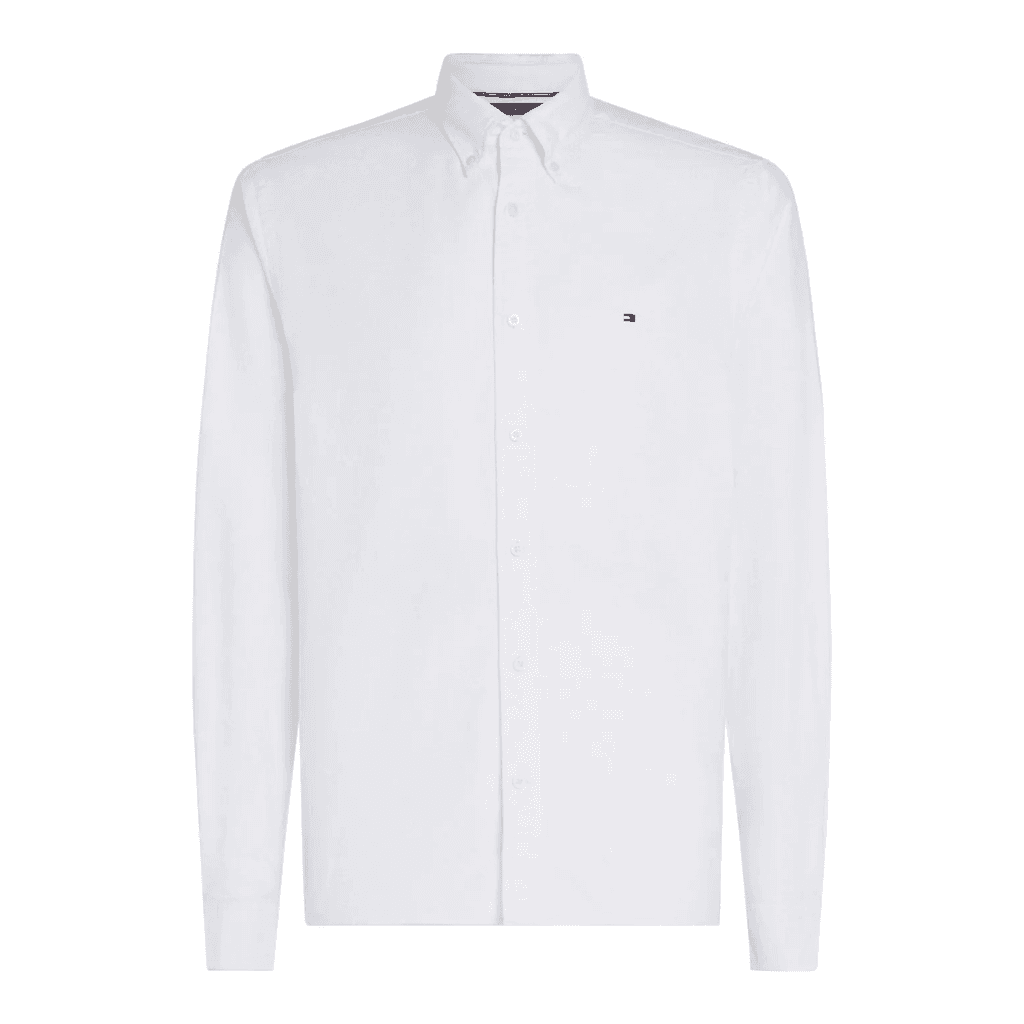 Tommy Hilfiger Long Sleeve Oxford Shirt White